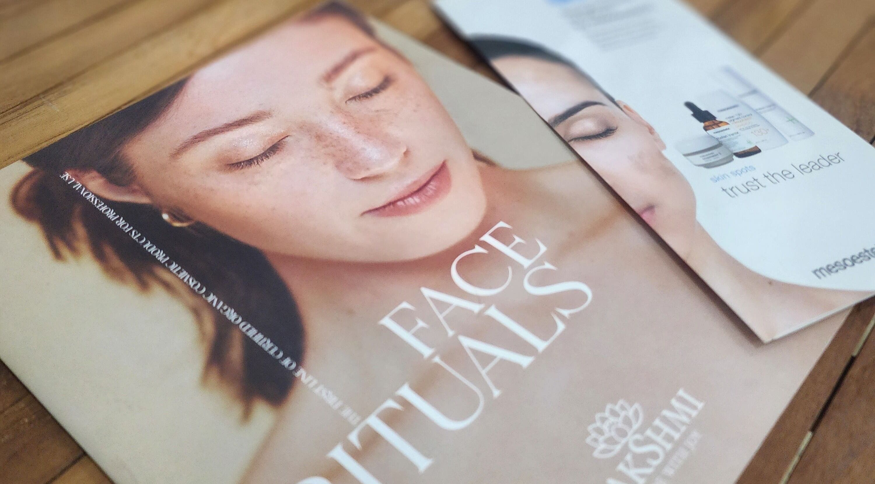Tranquil face ritual brochures at Sattva Aesthetics | Wellness Bonaire | Aura Tattoo in Kralendijk, Bonaire, BQ.
