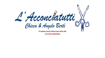 Logo di L'Acconciatutti Chicca e Angelo Berte' a Gozzano, Piemonte, IT.