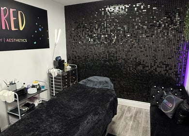 Luxurious treatment room at Empowered Beauty and Training Academy, Thornton-Cleveleys, England, GB.