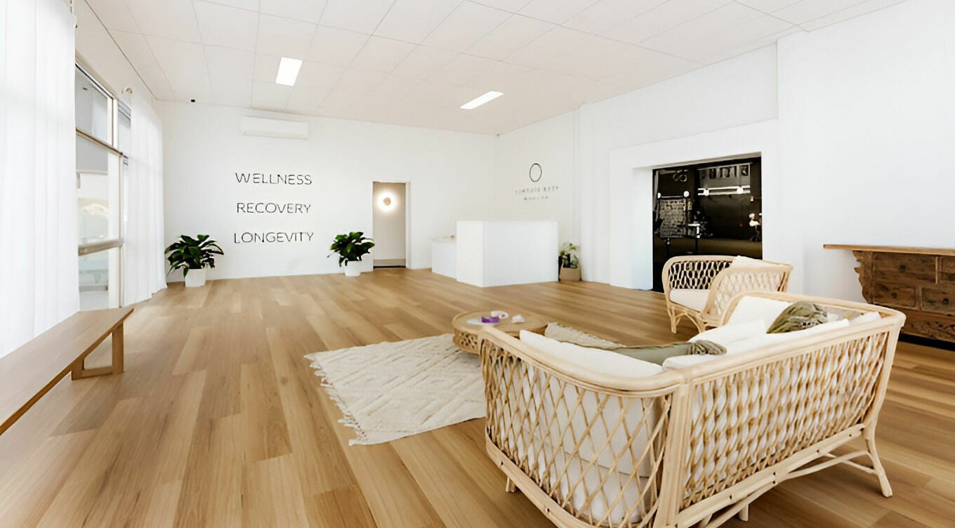 Spacious wellness interior of Complete Body in Toowoomba City, Queensland, AU, featuring modern decor and natural light.