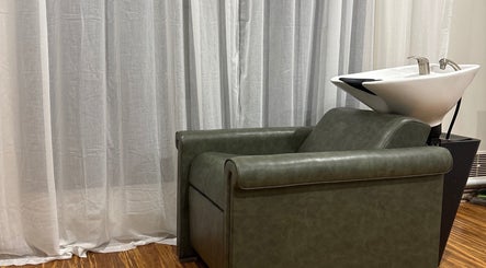 Luxurious hair wash station at Breannah Lee Hair Artistry, Mandurah, Western Australia, AU.
