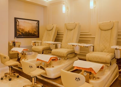 Elegant pedicure chairs at Dolce Nails Carlow, Carlow, County Carlow, IE for a relaxing spa experience.
