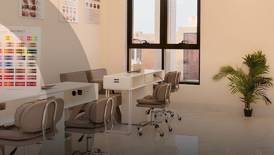 Bright interior of Fressia Beauty & Wellness Center - Al Riyadh City, stylish salon in Abu Dhabi, Abu Dhabi, AE.