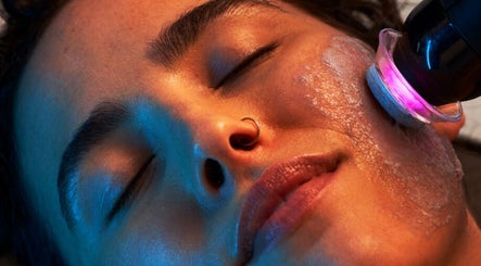 Facial treatment at FULSHEAR, TX - Identity Aesthetics in Fulshear, Texas, US during revitalizing session.