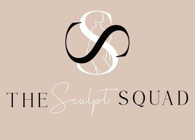 Elegant logo of The Sculpt Squad, a beauty and wellness venue in Caterham, England, GB.