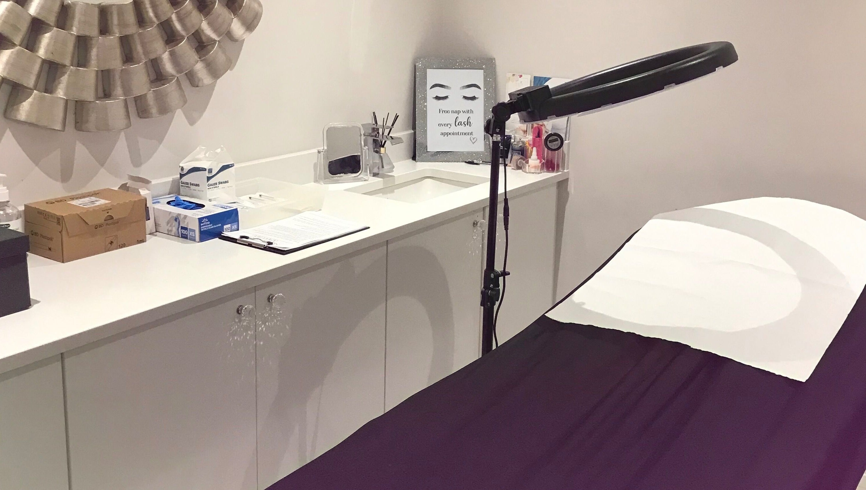 Modern treatment room at Aesthetics and Wellness at Beauty at 22, Wakefield, Durkar, England, GB.