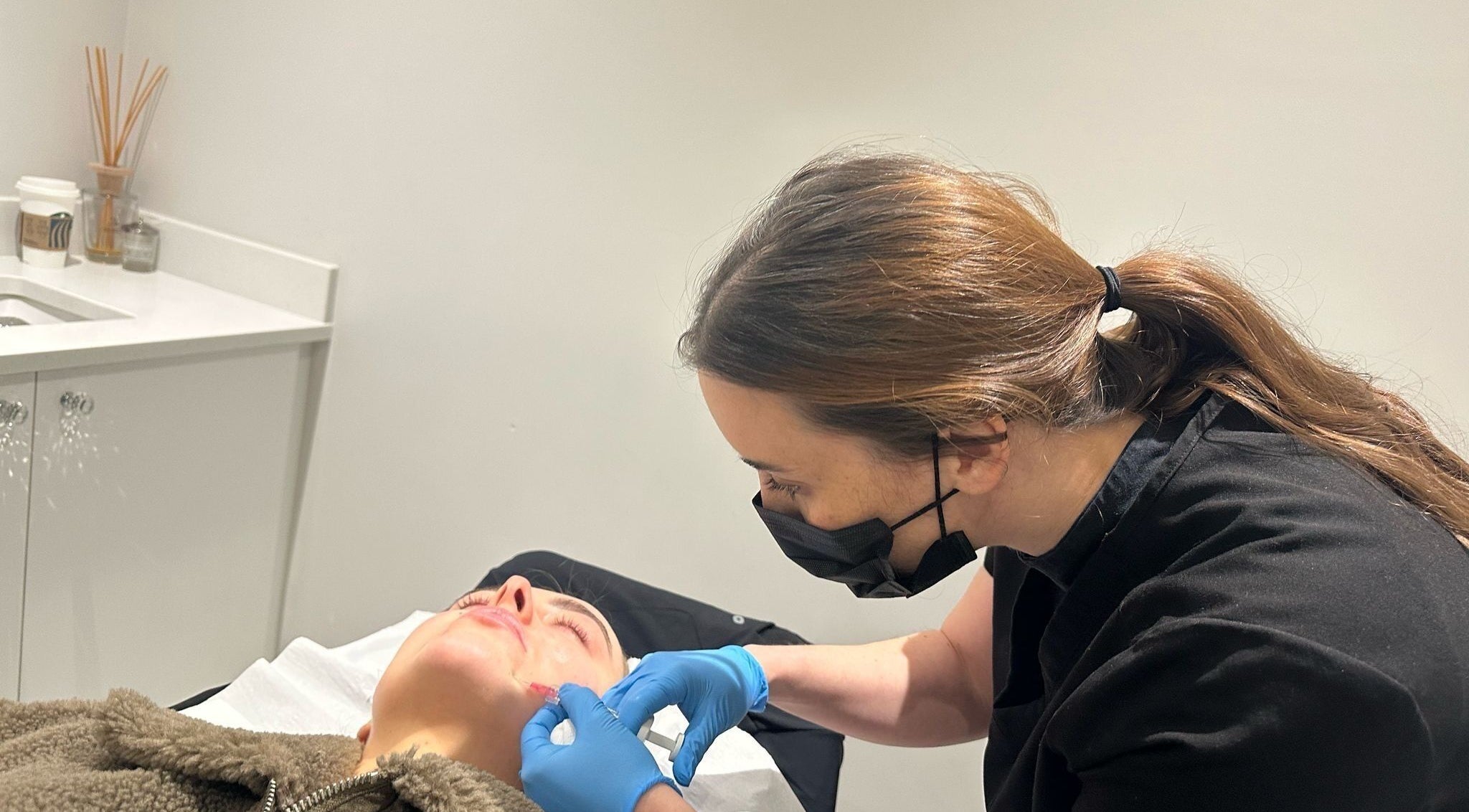 Professional facial treatment at Aesthetics and Wellness at Beauty at 22, Wakefield in Durkar, England, GB.