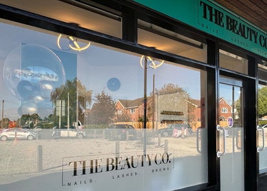 The Beauty Co. storefront showcasing elegant facade in Rugby, England, GB.