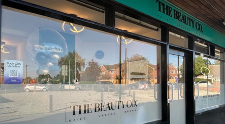 The Beauty Co. storefront showcasing elegant facade in Rugby, England, GB.