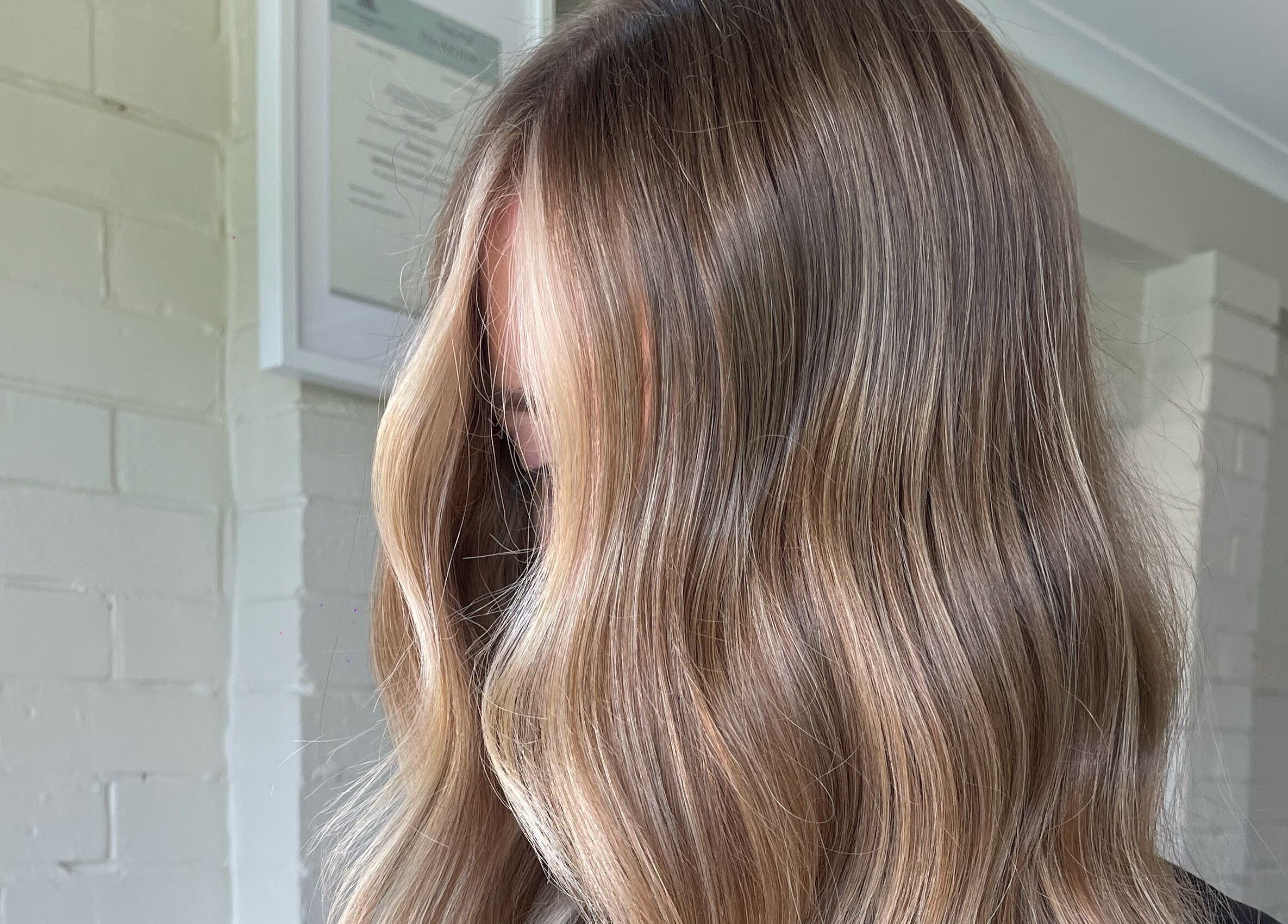 Smooth, wavy blonde hair treatment at Colour Haus by TJ, Wilton, New South Wales, AU.