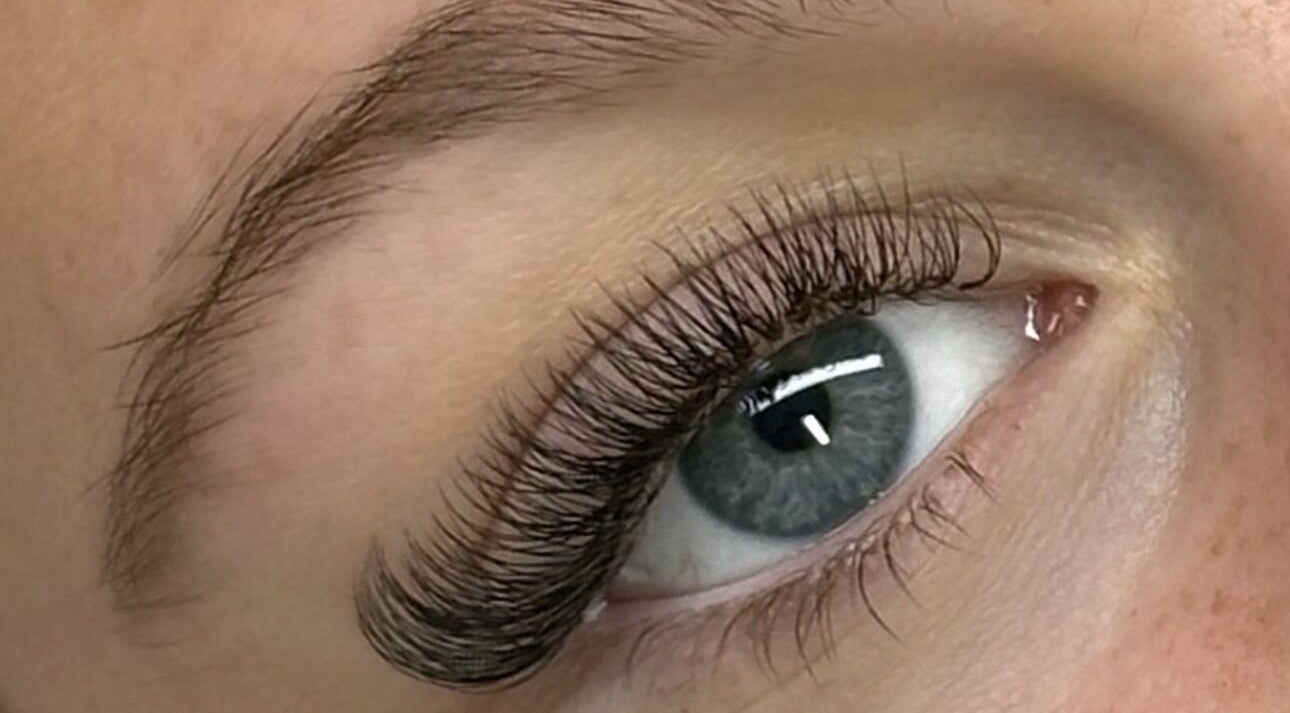 Detailed view of expertly styled lashes at CLS Lash and Brows, Miranda, New South Wales, AU.