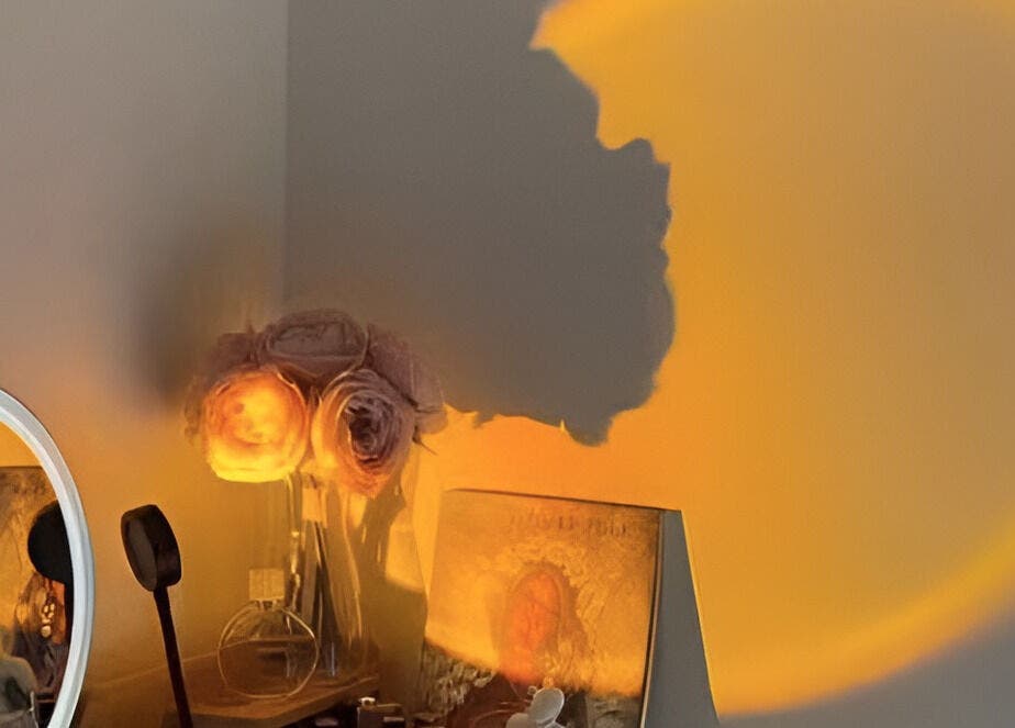 Cozy decor setup in Bella Beauty Studio, Leeming, Western Australia, AU with soft lighting and elegant flowers.