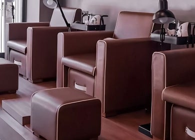Elegant pedicure chairs at LB Studio, Bali, Bali, ID, offering ultimate comfort for beauty and wellness experiences.