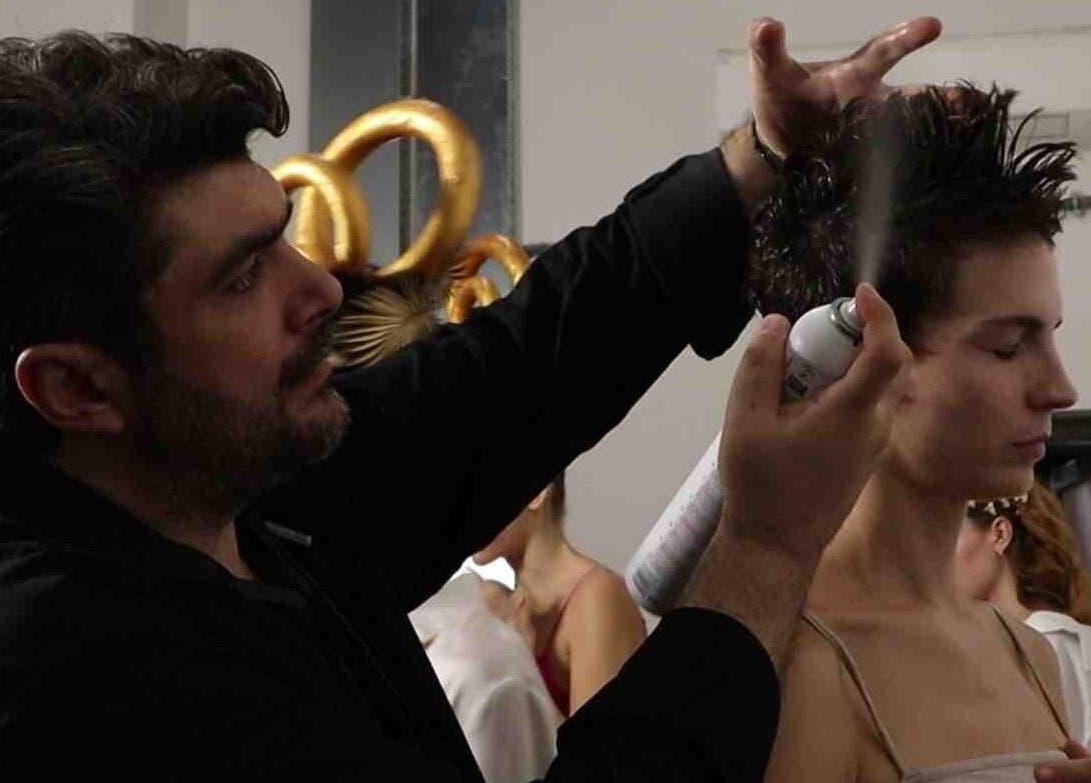 Στιγμιότυπο styling στο Misel Group Κομμωτήρια Αιγάλεω, Αιγάλεω, GR.