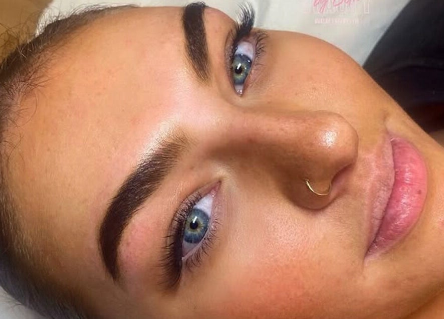 Eyebrow enhancement at Beauty By Beth, NE9, NE10, NE8, GB, showcasing perfect arches and defined contours.