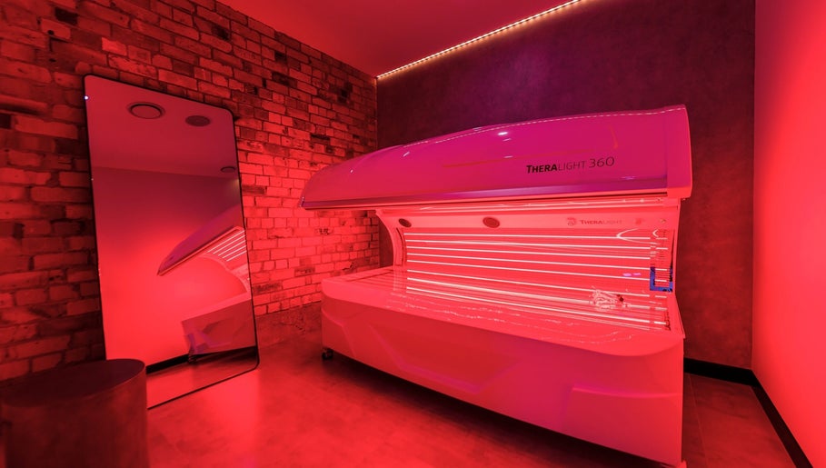 Red light therapy room at Chill Wellness in Auckland, Auckland, NZ boasting modern equipment and ambiance.