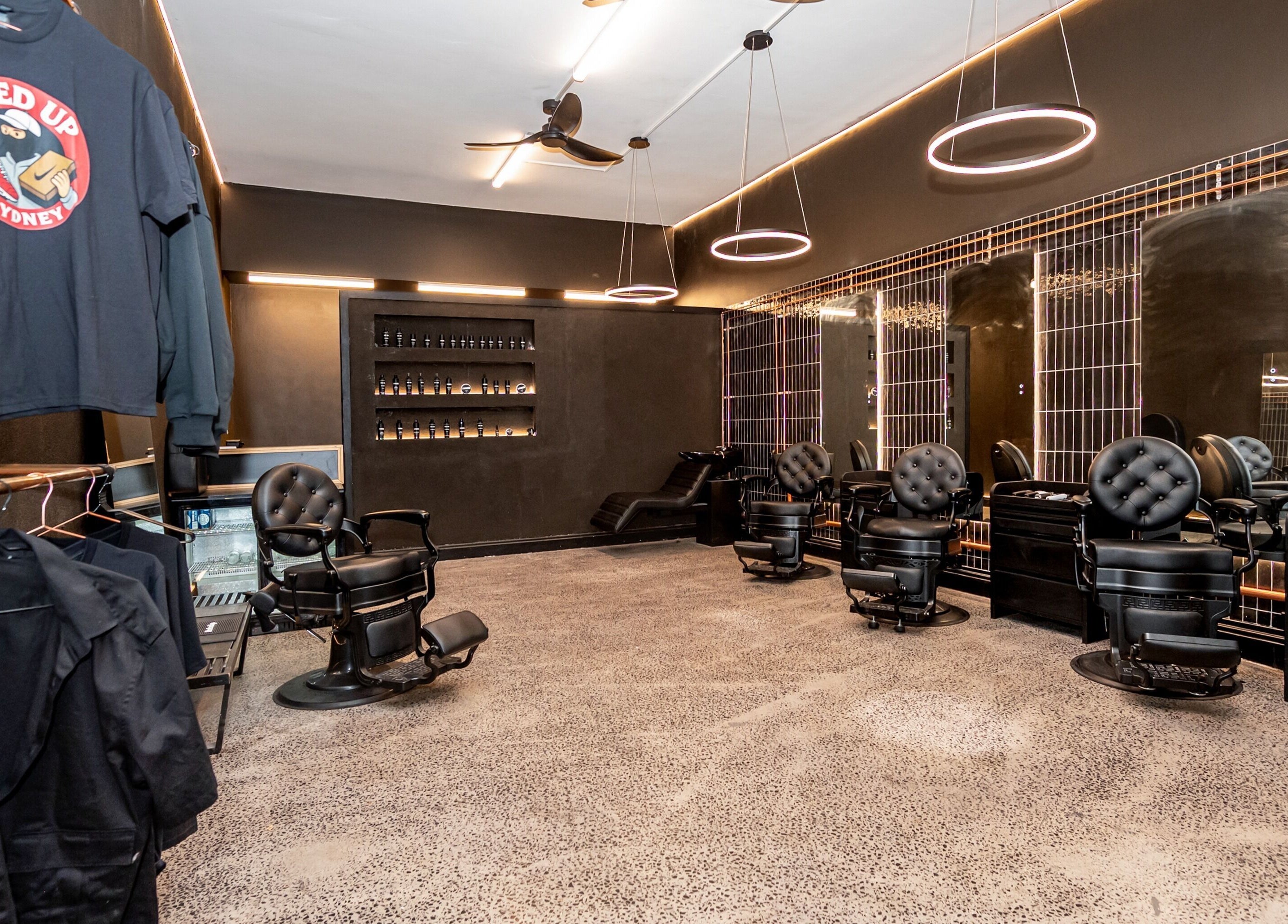 Chic interior of BAR X BAR Freshwater featuring styling chairs and modern decor in Freshwater, New South Wales, AU.