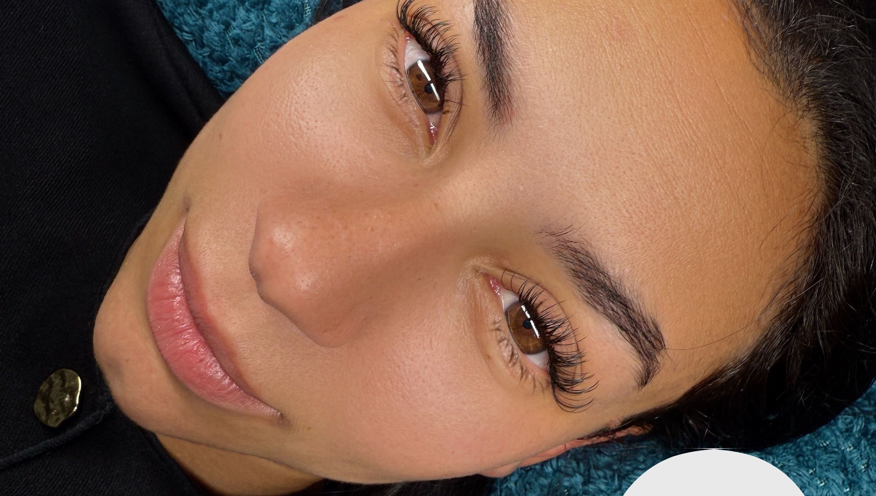 Close-up of elegant eyelash extensions at Lashes By Ashleigh, Dartford, England, GB.