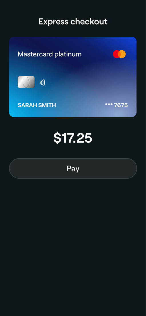 Client completing a payment independently using Fresha’s self-checkout system in a salon or spa.